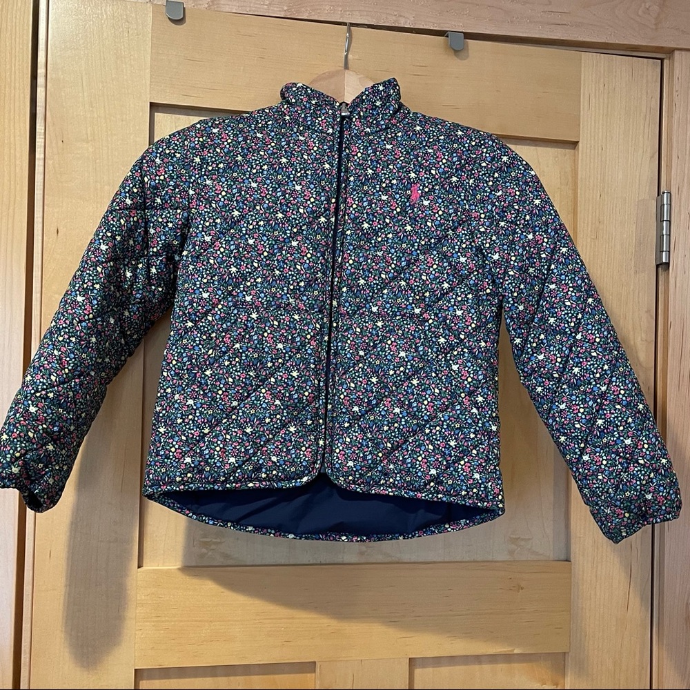 Girl’s size 7 (S) Polo by Ralph Lauren floral jacket.